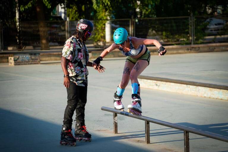 Skaters at Blading Camp