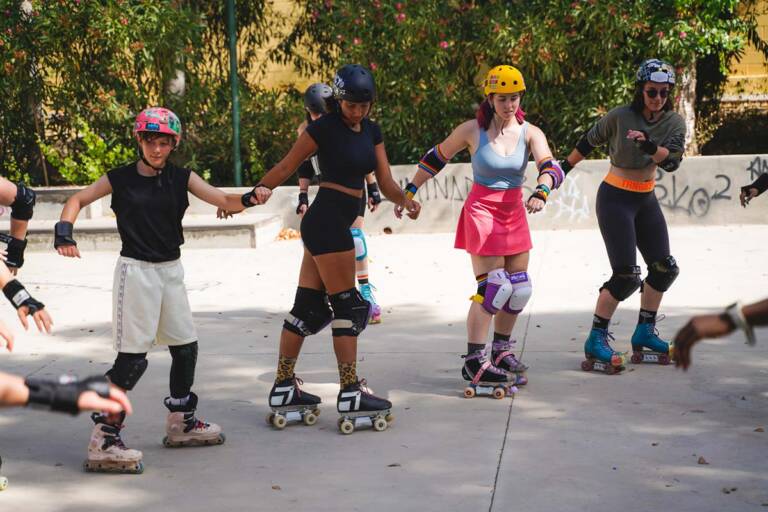 Skaters at Blading Camp