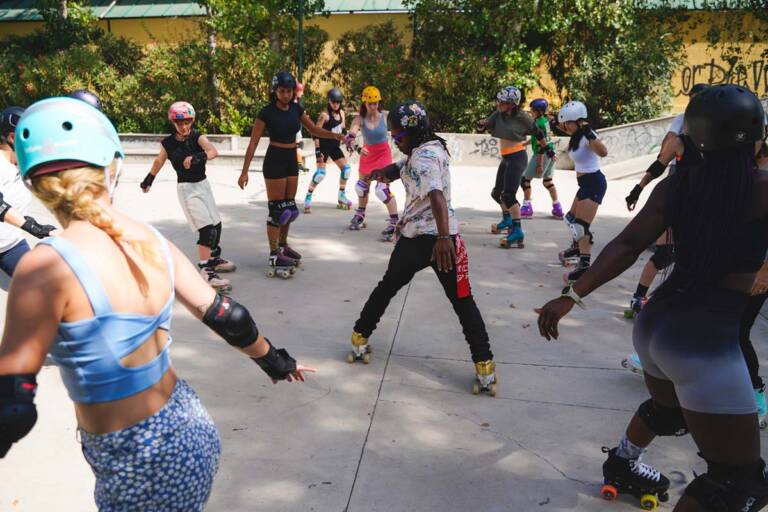 Skaters at Blading Camp