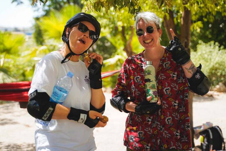 Skaters at Blading Camp