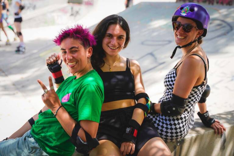 Skaters at Blading Camp