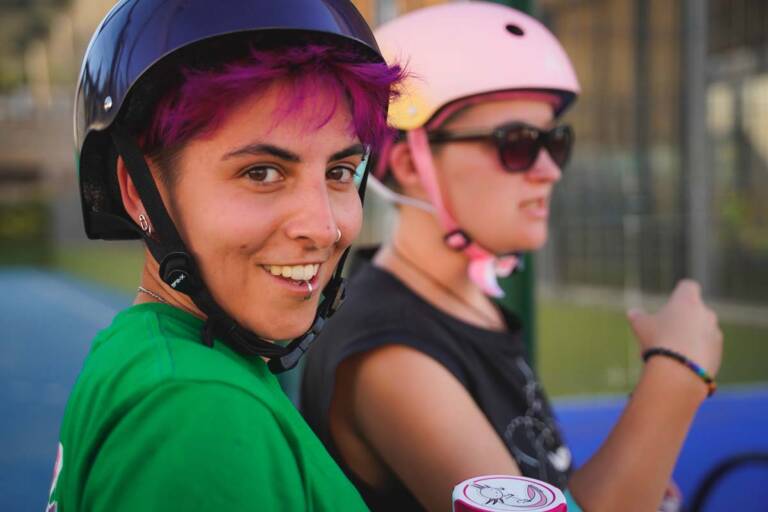 Skaters at Blading Camp
