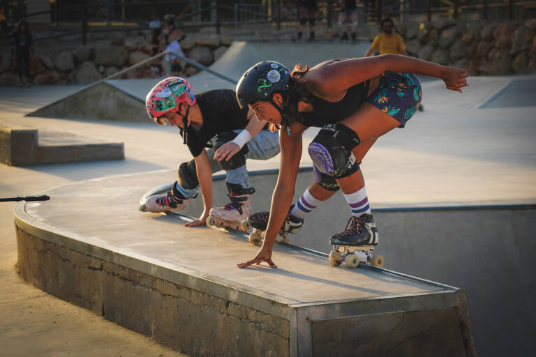 Skaters at Blading Camp