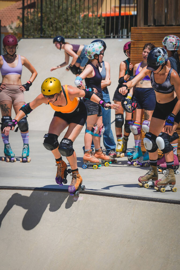 Skaters at Blading Camp