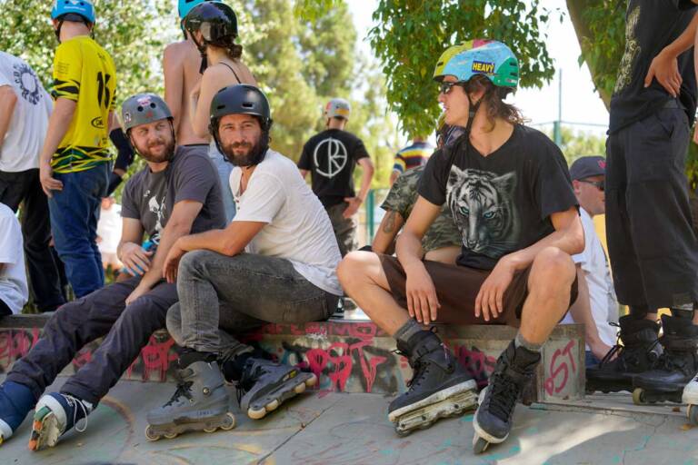 Skaters at Blading Camp