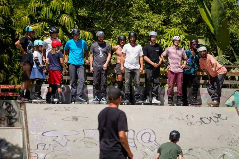 Skaters at Blading Camp
