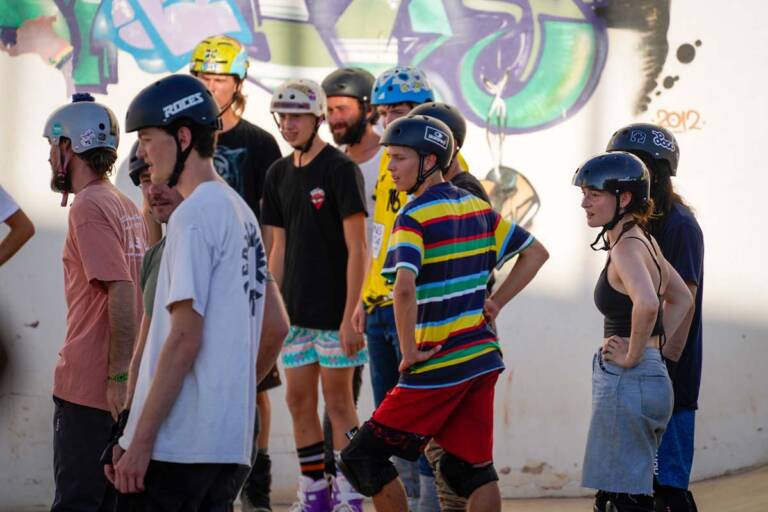 Skaters at Blading Camp