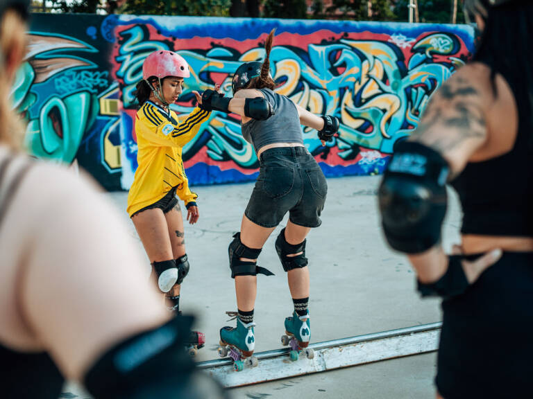 Skaters at Blading Camp