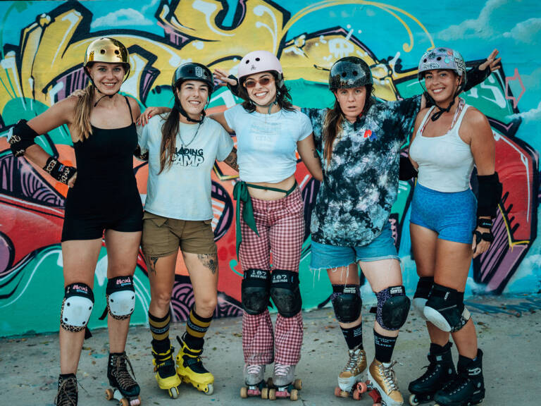 Skaters at Blading Camp