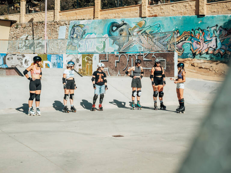 Skaters at Blading Camp