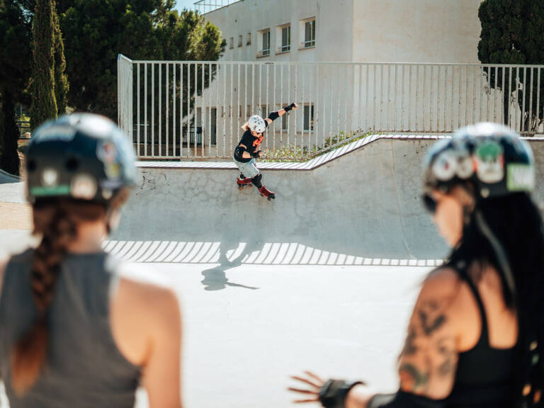 Skaters at Blading Camp