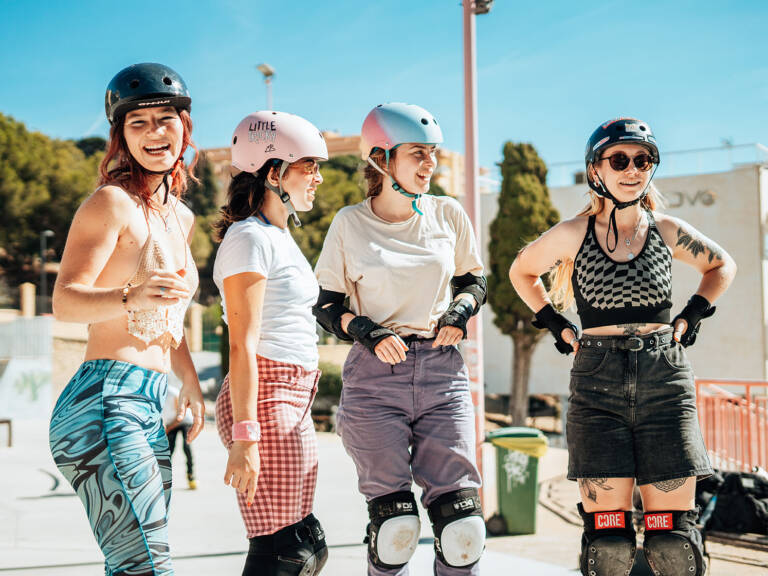 Skaters at Blading Camp